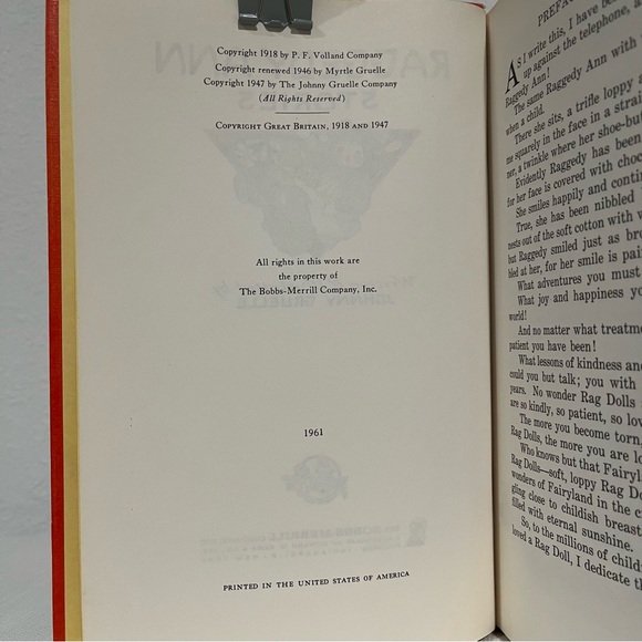 Vtg. RAGGEDY ANN STORIES/RAGGEDY ANN IN COOKIE LAND Johnny Gruelle, Lot of Two! - Picture 11 of 13